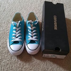 Mediterranean blue converse